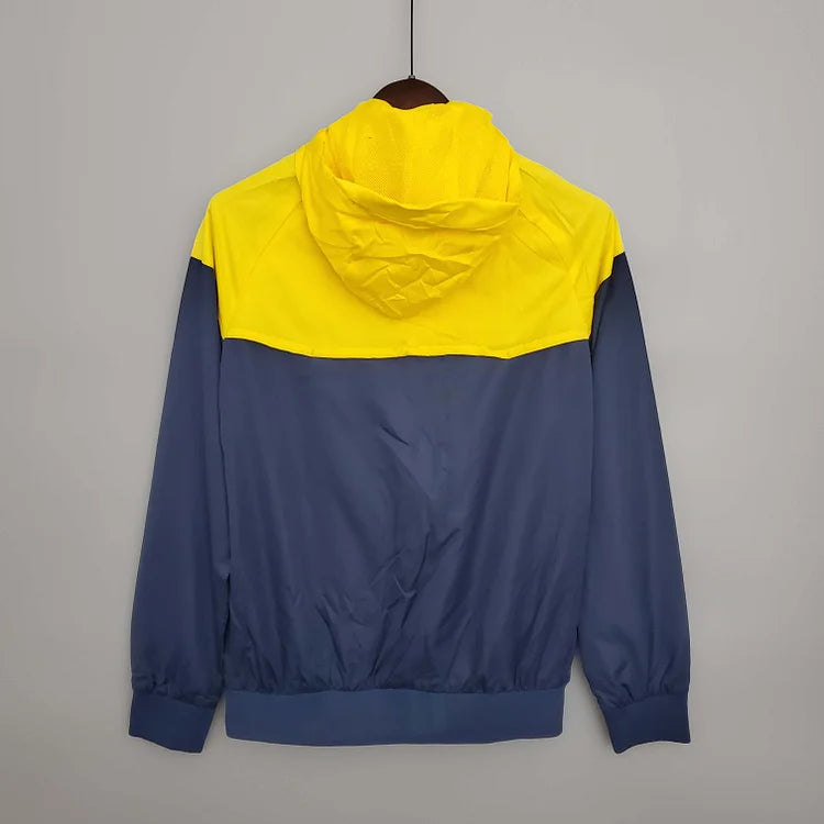 2023/2024 Al-Nassr Windbreaker Navy blue and yellow Soccer Jersey