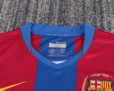2007/08 Barcelona Home Retro - Kids Kit