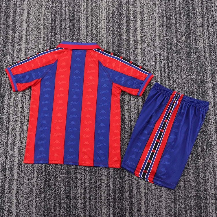 1996/97 Barcelona Home Shirt - Kids Kit