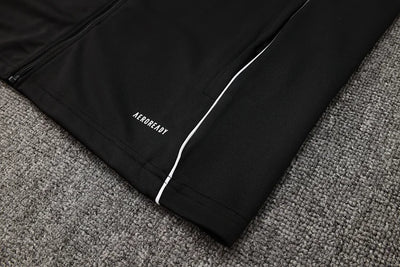 2025/26 Miami Black Long Zip Long Sleeve Tracksuit