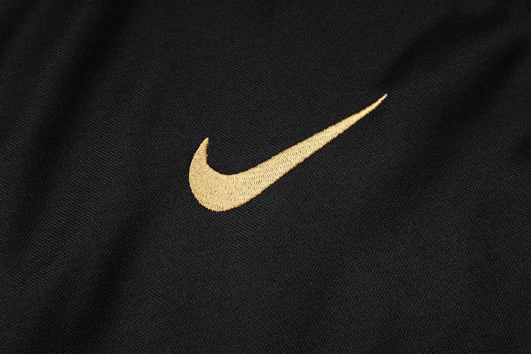 2024/25 Barcelona black long hooded jacket