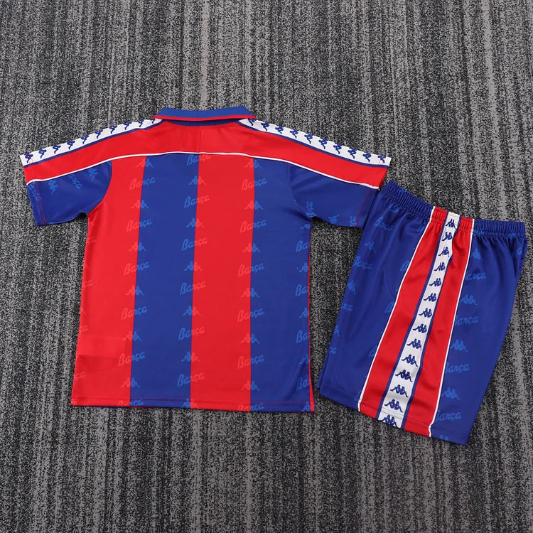 1992/93 Barcelona Home Shirt - Kids Kit