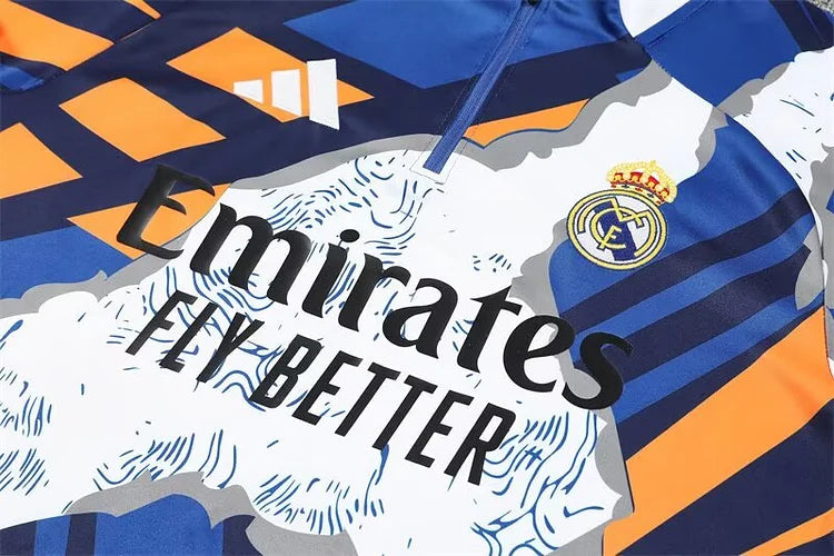 2025/2026 Real Madrid Camouflage Long-Sleeved Training Suit