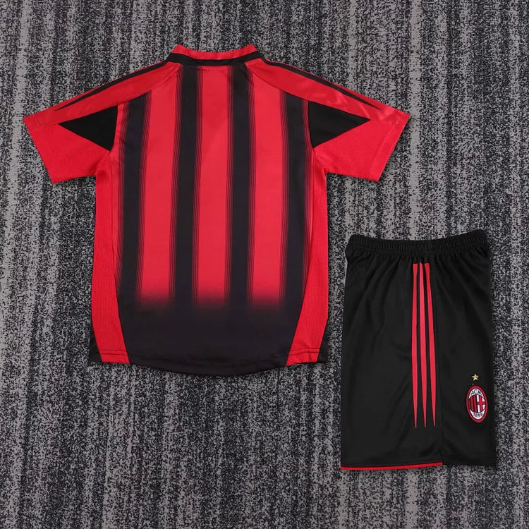 2004/05 Ac Milan Home Retro - Kids Kit