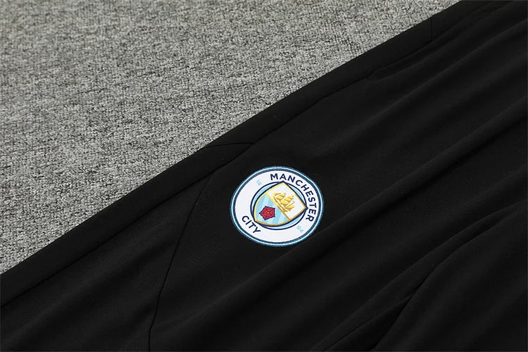 2024/25 Manchester City fluorescent green long-sleeved training suit
