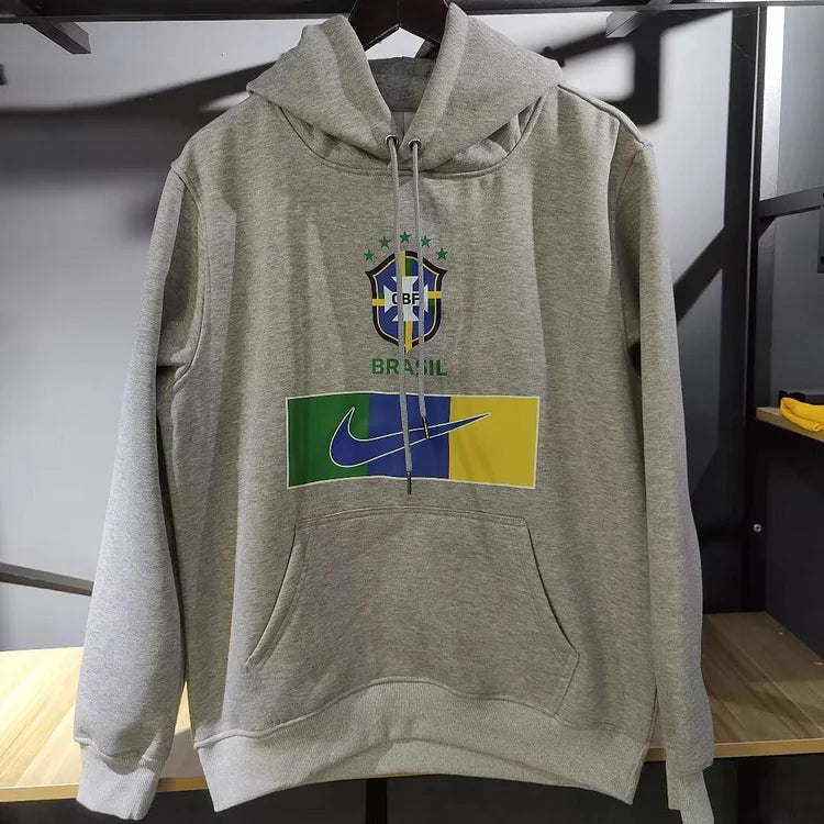 2024/25 Brazilian grey casual sweater.