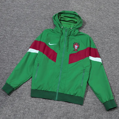 2024/25 Portugal Green Windbreaker Jacket