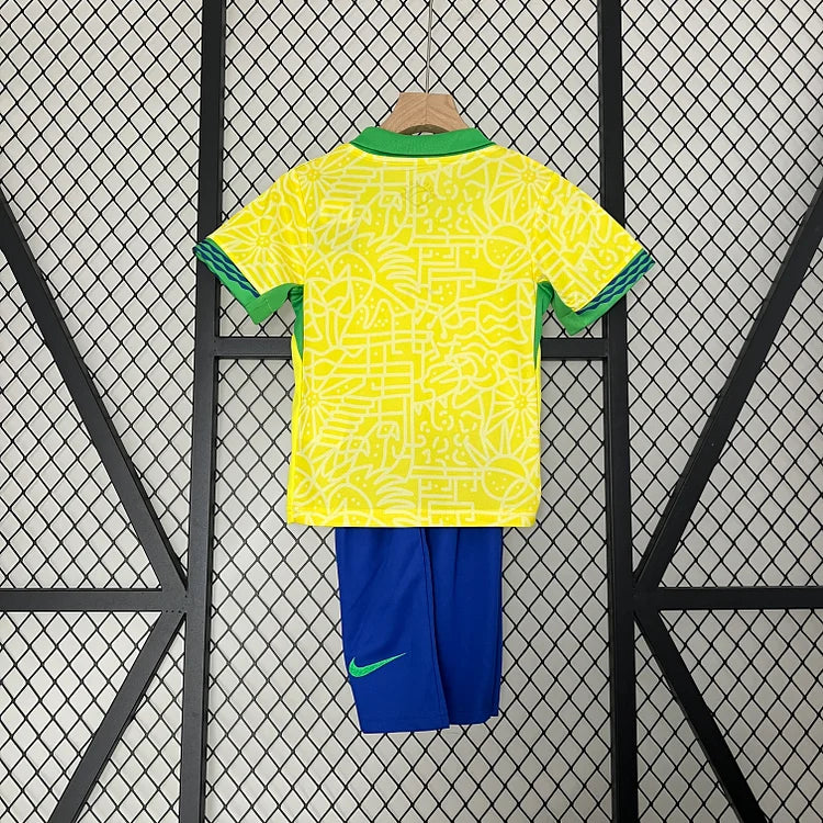 2024/25 Brazil Home Jersey For Kids