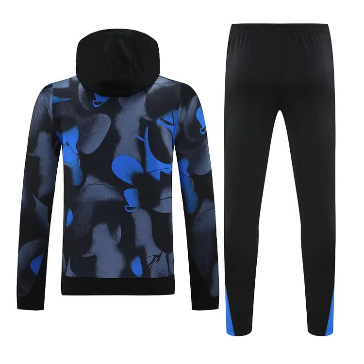 2024/25 Inter Milan Hooded Training Kit.