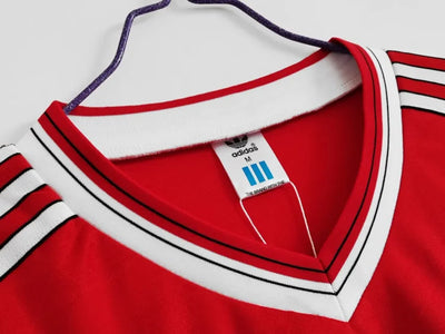 1986/88 Manchester United Home Long Sleeve Retro Jersey