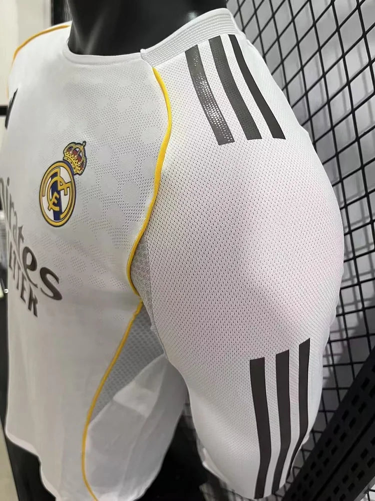 25/26 Real Madrid Home Long Sleeve Player Edition
