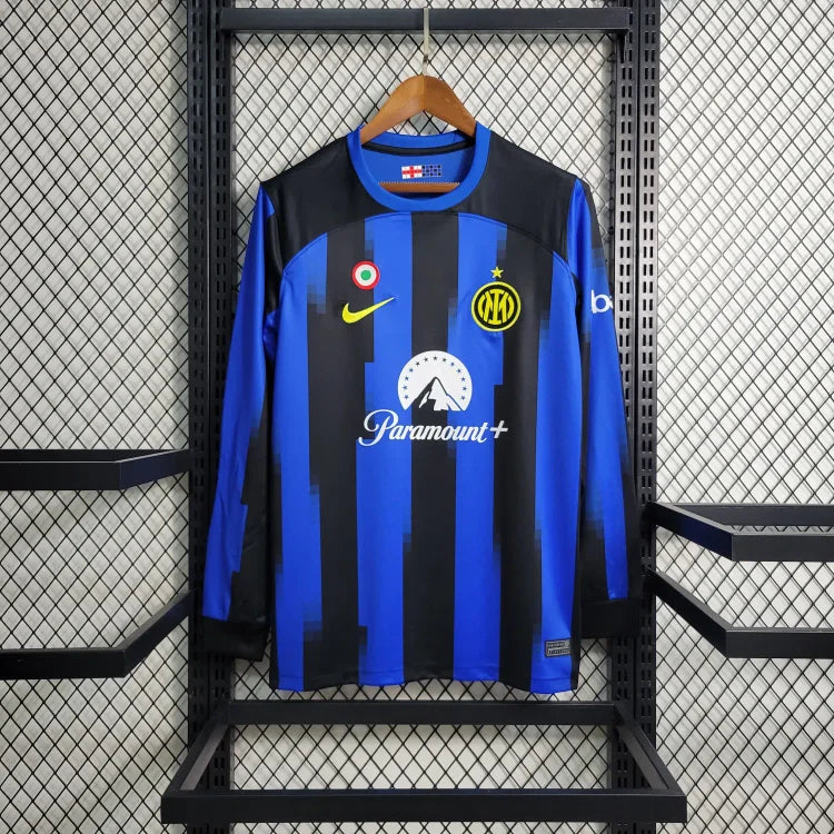 2023/24 Inter Milan Home Long Sleeve Shirt