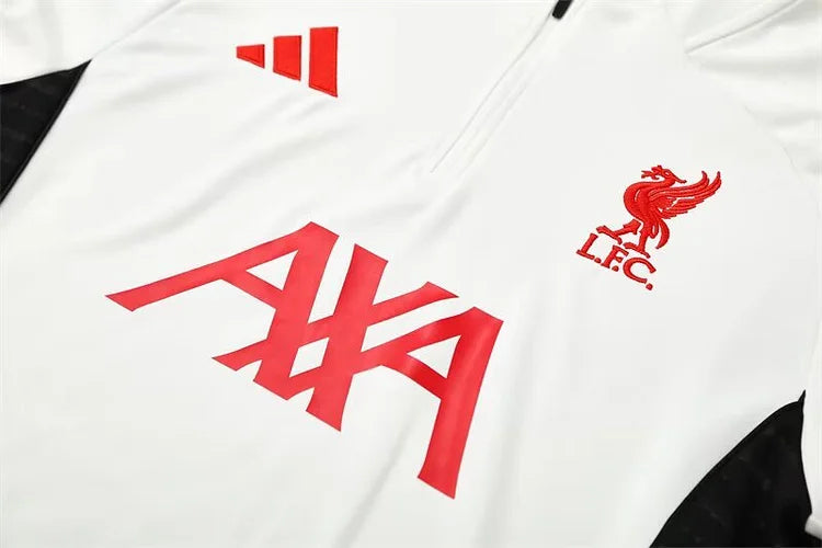 25/26 Liverpool white long-sleeved training suit