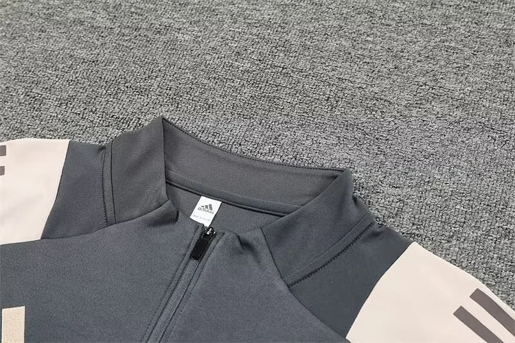 2024/25 Real Madrid Dark Grey Long Sleeve Training Kit