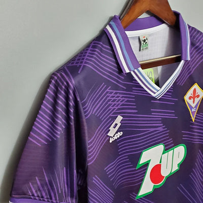 1992/93 Fiorentina home retro jersey 1:1 Thai quality