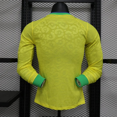 2023/24 Brazil Home Long Sleeve Players Edition