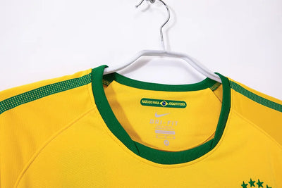 2010 Brazil Retro Yellow Jersey