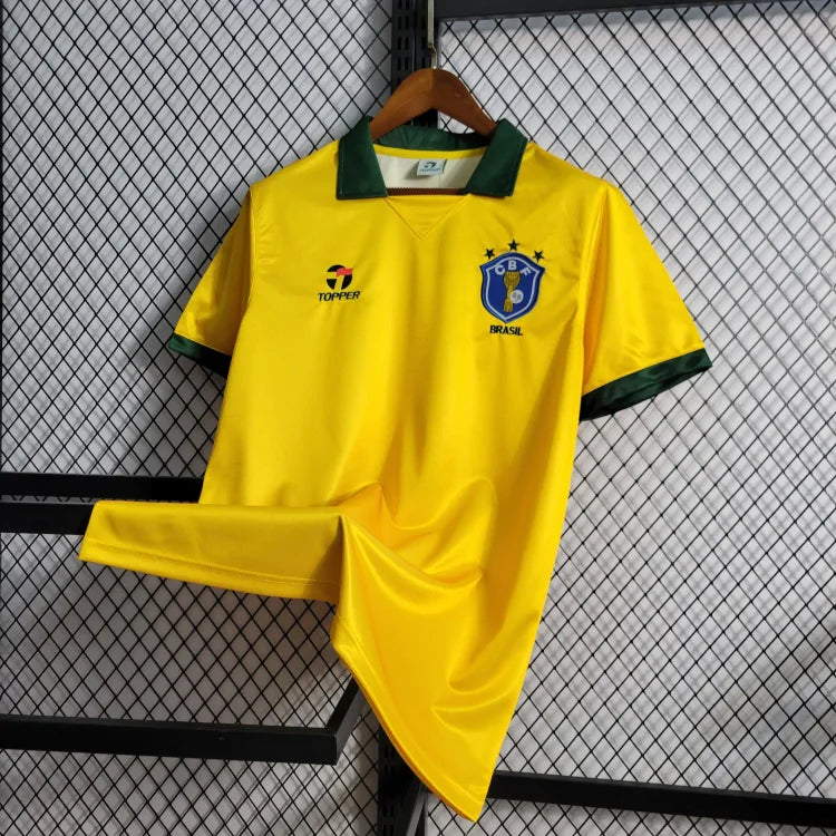 1990 Brazil home retro jersey