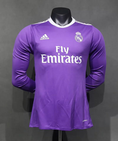 2016/17 Real Madrid Away Retro Long Sleeve - Player Edition