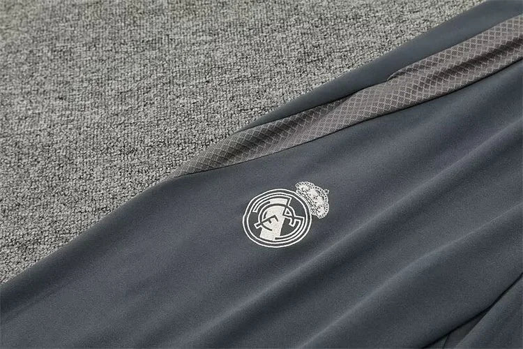 2024/25 Real Madrid Dark Grey Long Sleeve Training Kit