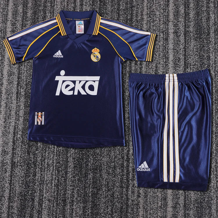 1999/00 Real Madrid Second Away Kit - Kids.