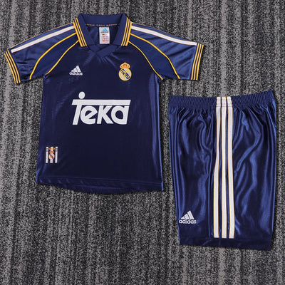 1999/00 Real Madrid Second Away Kit - Kids.