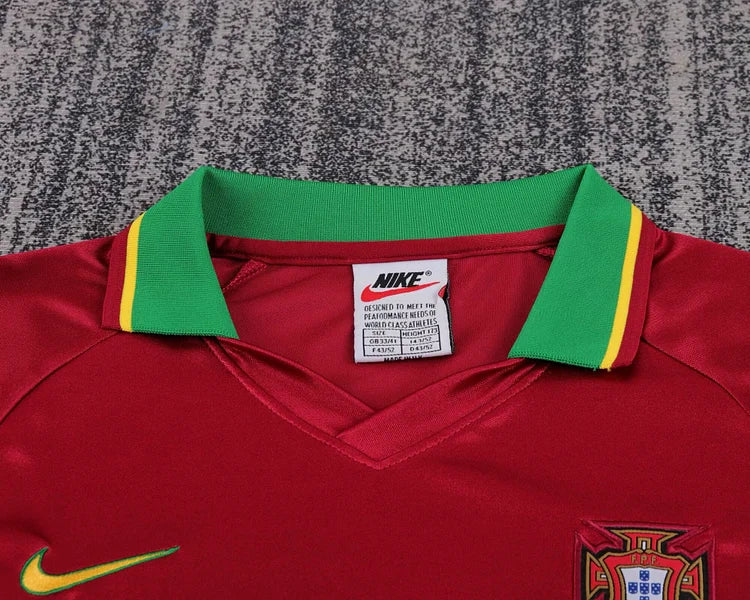 1998 Portugal Home Retro Shirt - Kids