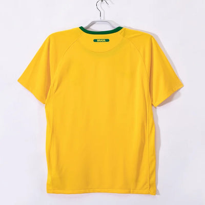 2010 Brazil Retro Yellow Jersey