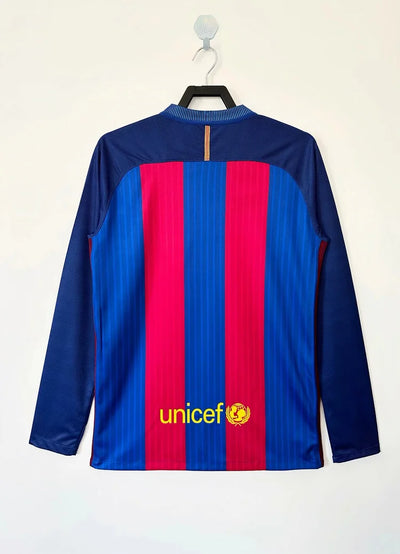 2016/17 Barcelona Home Long Sleeve Jersey
