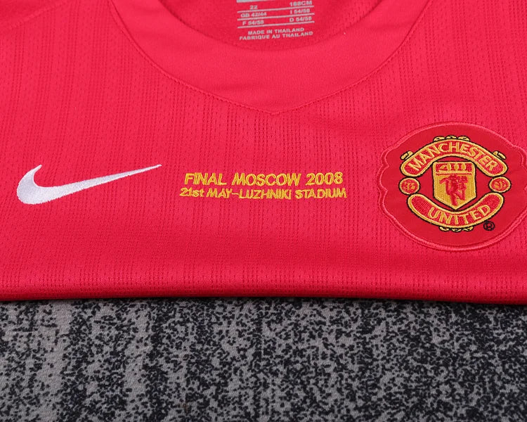 2007/08 Manchester United Home Retro - Kids Jersey