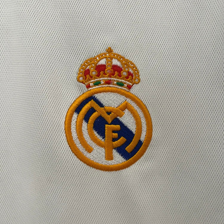 2000/01 Real Madrid Home Retro Long Sleeve Jersey