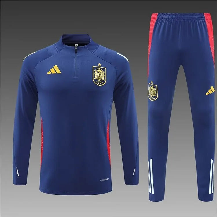 2024/25 Spain Long Sleeve Half Zip Training Kit