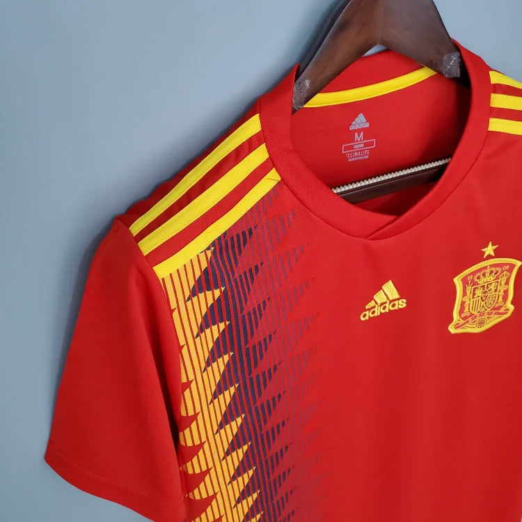 2018 Spain Home Retro Jersey