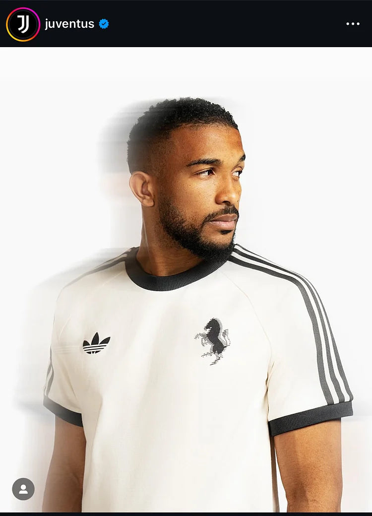 Juventus Trefoil Vintage Cotton T-Shirt