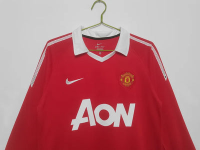 2010/11 Manchester United home retro long sleeves