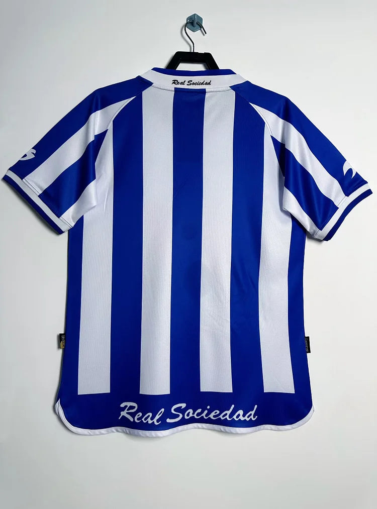 2002/03 Real Sociedad Home Retro Shirt