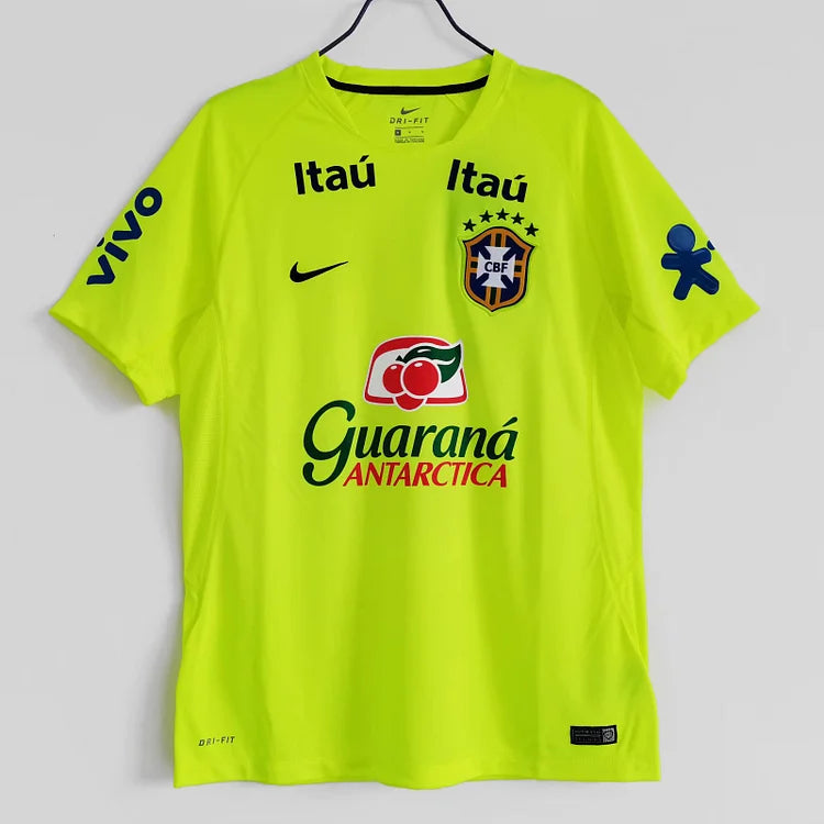 2020 Brazil fluorescent green training uniform