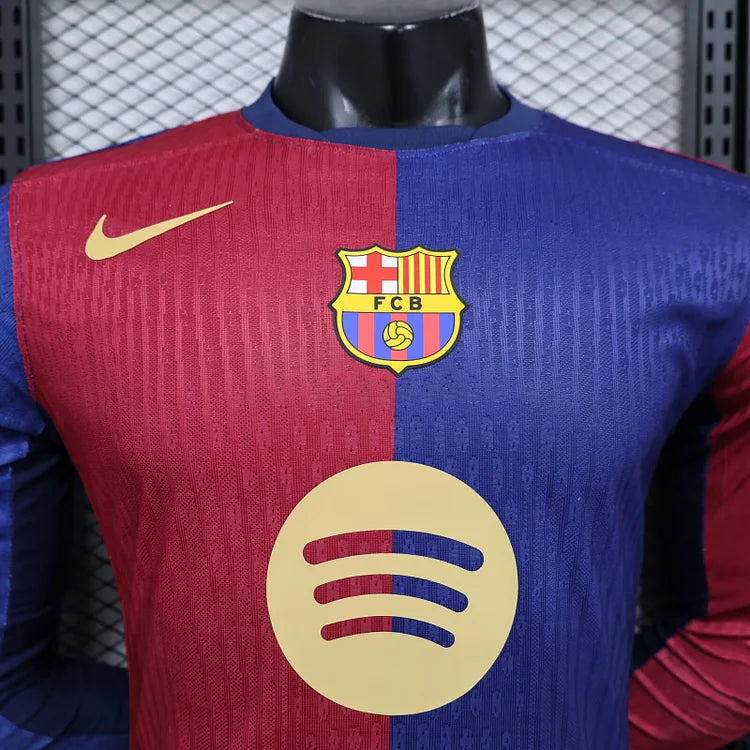 24/25 Barcelona home long sleeve player version