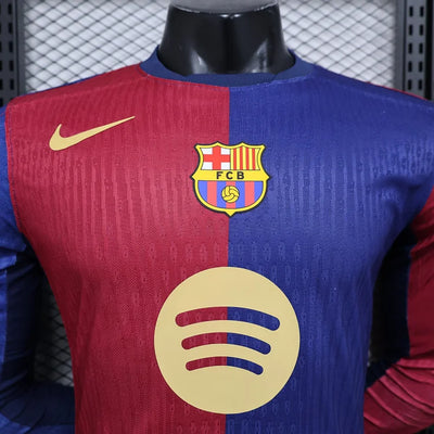24/25 Barcelona home long sleeve player version