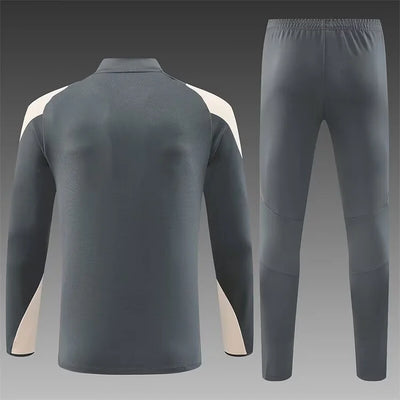 2024/25 Real Madrid Dark Grey Long Sleeve Training Kit