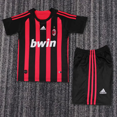 2008/09 Ac Milan Home Retro - Kids Kit