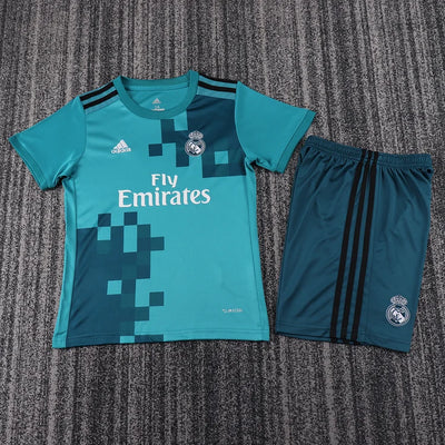2017/18 Real Madrid Second Away Retro - Kids Kit