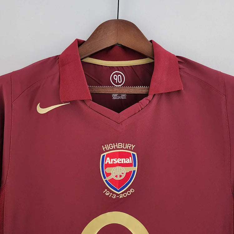 2005/06 Arsenal Home Long Sleeve Retro Shirt