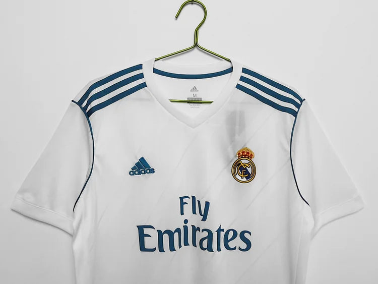 2017/18 Real Madrid retro home jersey.