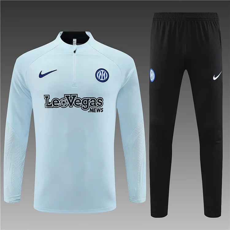 2023/24 Inter Milan half-pull training jersey light blue