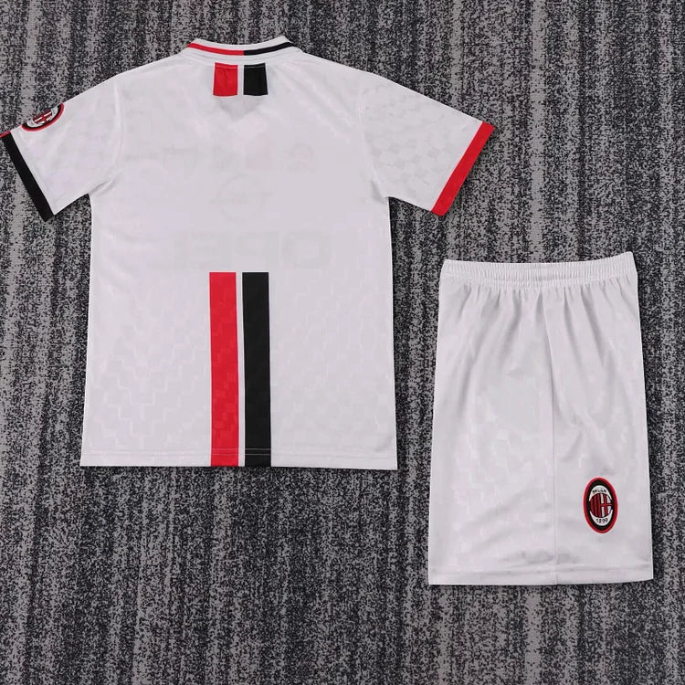 1996/97 Ac Milan Away Retro - Kids Kit