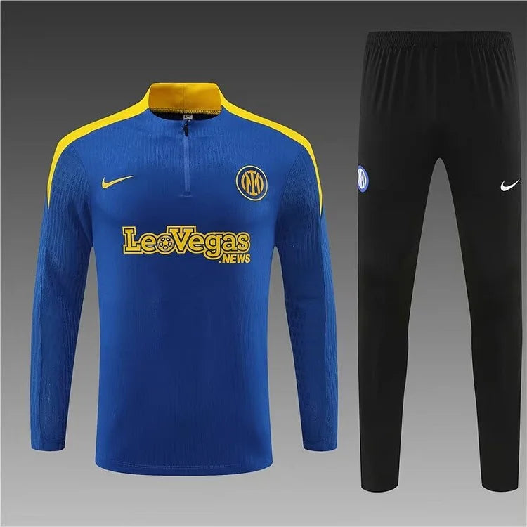 2024/25 Inter Milan colorful blue half-pull training uniform 1:1 Thai quality
