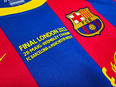 2010/11 Barcelona Home Long Sleeve Shirt - Champions League Edition