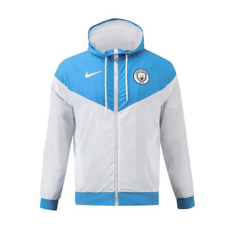 Manchester City retro hooded trench coat