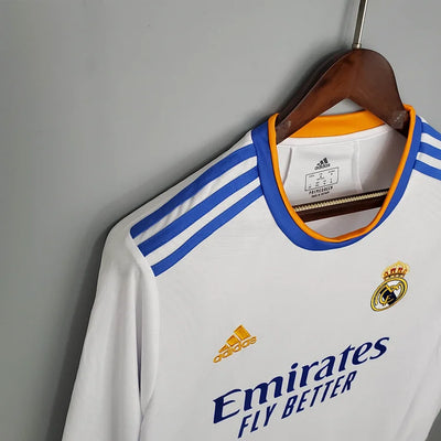2021/22 Real Madrid Home Long Sleeve Shirt